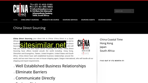 chinadirectsourcing.co.za alternative sites