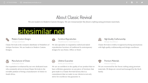 classicrevivals.co.za alternative sites