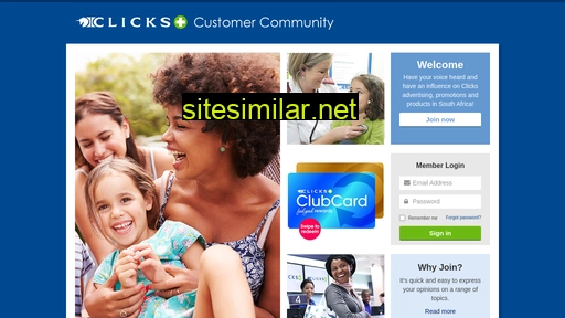 clickscustomercommunity.co.za alternative sites