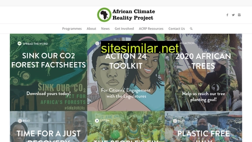 climatereality.co.za alternative sites