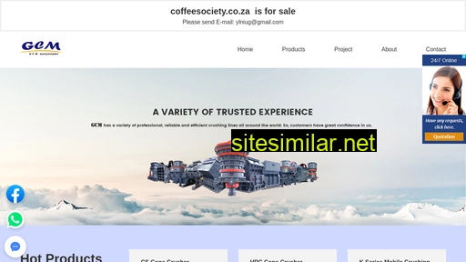 coffeesociety.co.za alternative sites