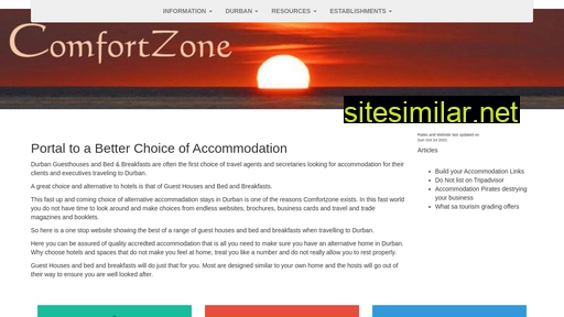 comfortzone.co.za alternative sites