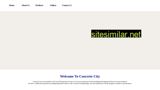 concretecity.co.za alternative sites