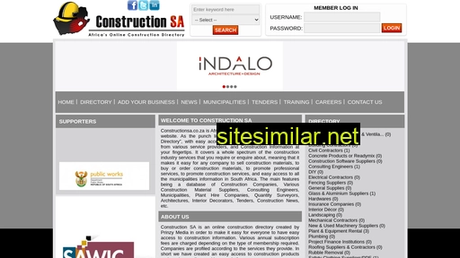 constructionsa.co.za alternative sites