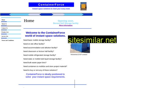containerforce.co.za alternative sites