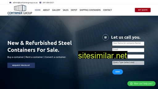 Containergroup similar sites