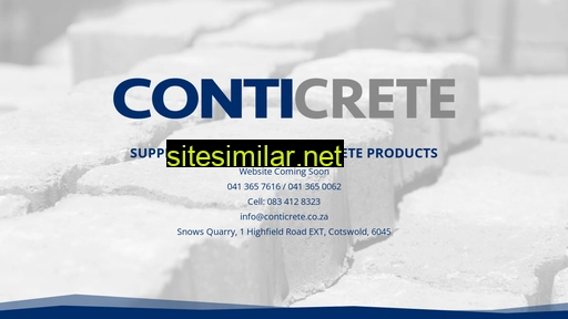 conticrete.co.za alternative sites