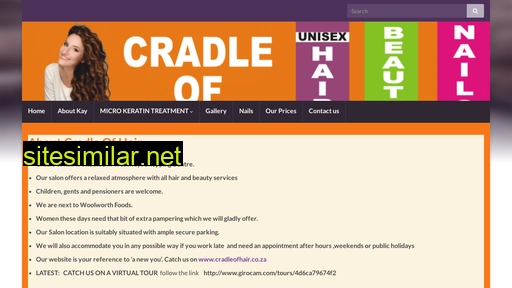 cradleofhair.co.za alternative sites