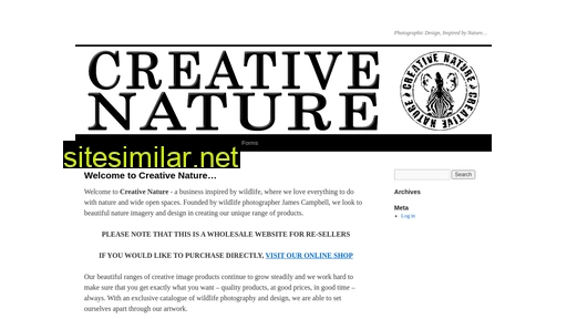 creativenature.co.za alternative sites