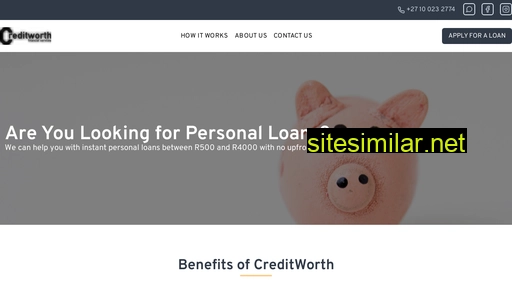 creditworth.co.za alternative sites