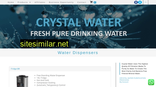 crystalwatersa.co.za alternative sites