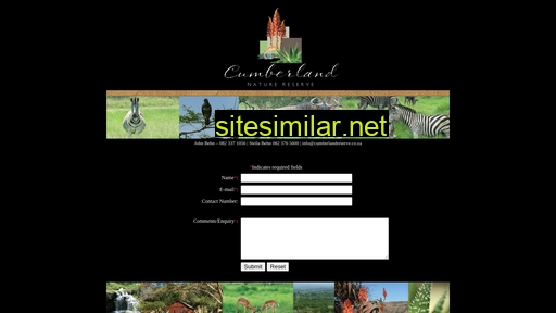 cumberlandreserve.co.za alternative sites