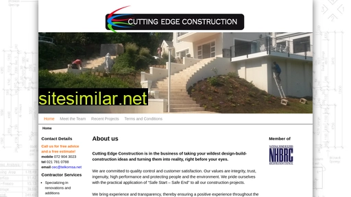 cuttingedgeconstruction.co.za alternative sites