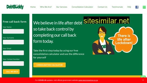 debtbuddy.co.za alternative sites