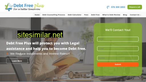 debtfreeplus.co.za alternative sites