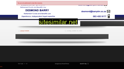 Desmondbarry similar sites