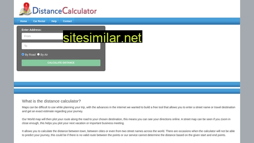 distancecalculator.co.za alternative sites