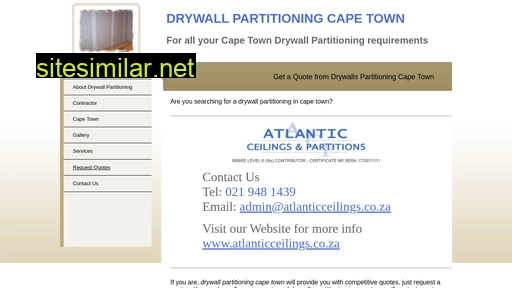drywallspartioningcapetown.co.za alternative sites