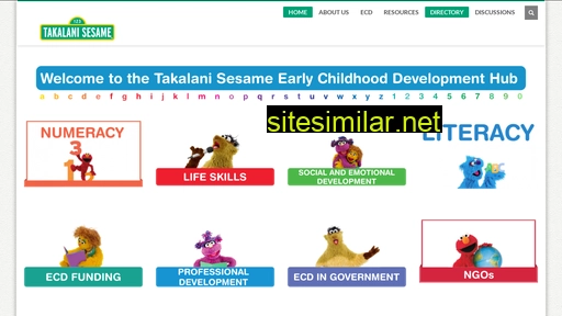Earlychildhood-takalanisesame similar sites