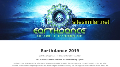 earthdancecapetown.co.za alternative sites