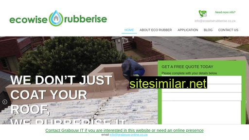 ecowiserubberise.co.za alternative sites