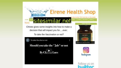 eirenehealthshop.co.za alternative sites