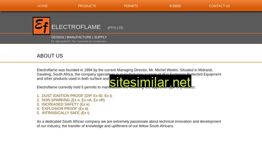 electroflame.co.za alternative sites