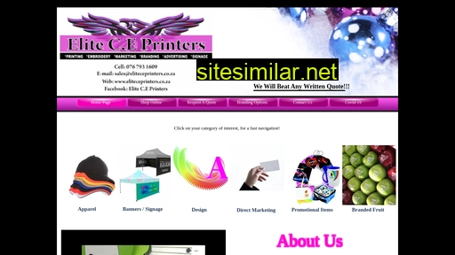 eliteceprinters.co.za alternative sites