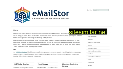emailstor.co.za alternative sites