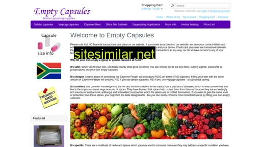 emptycapsules.co.za alternative sites