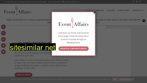 eventaffairs.co.za alternative sites