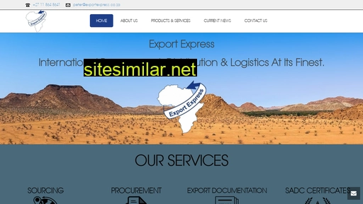 exportexpress.co.za alternative sites