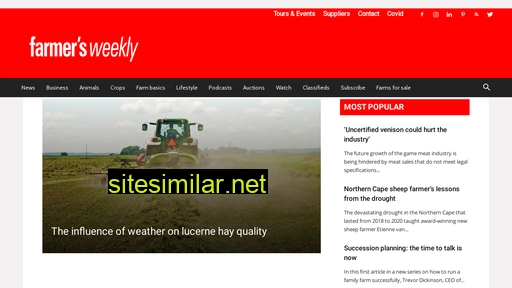 Farmersweekly similar sites