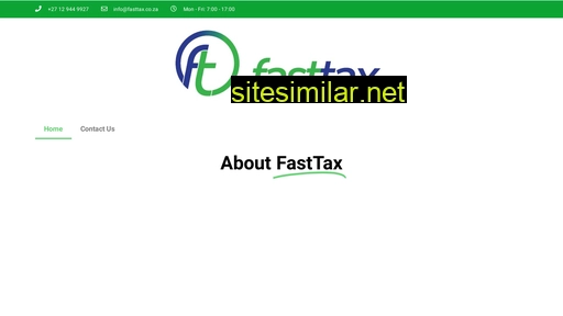 fasttax.co.za alternative sites
