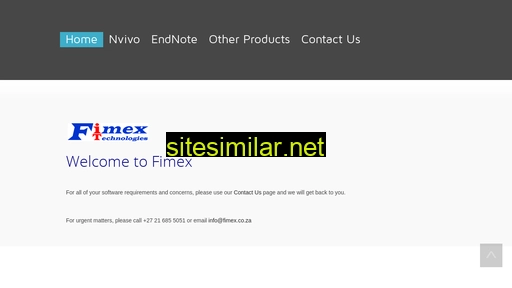 fimex.co.za alternative sites
