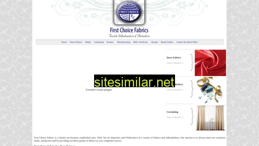 firstchoicefabrics.co.za alternative sites