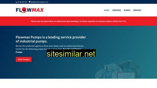 flowmax-pumps.co.za alternative sites