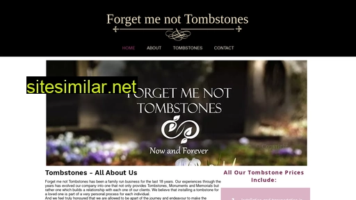 forgetmenottombstones.co.za alternative sites