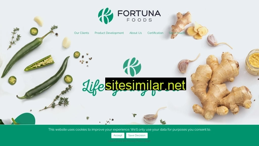 fortunafoods.co.za alternative sites