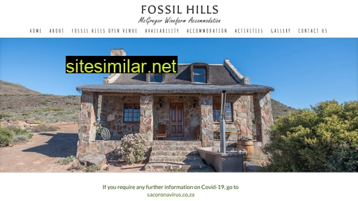 fossilhills.co.za alternative sites