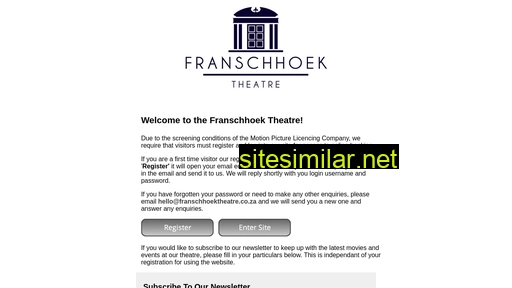 franschhoektheatre.co.za alternative sites