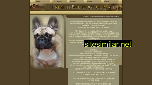 frenchbulldogsofmalliki.co.za alternative sites
