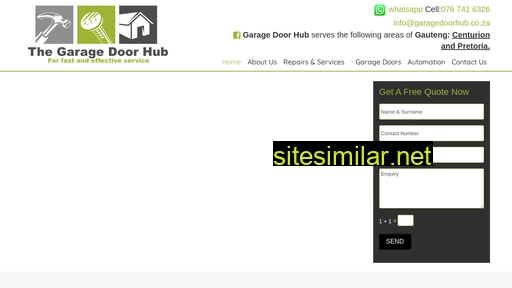 garagedoorhub.co.za alternative sites