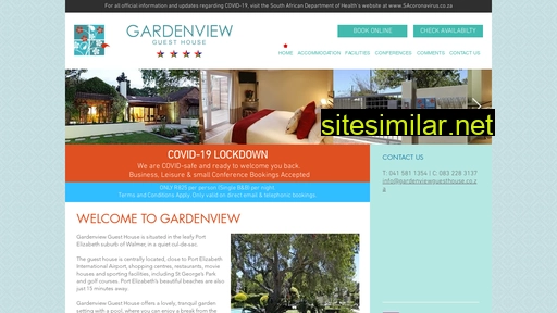 gardenviewguesthouse.co.za alternative sites