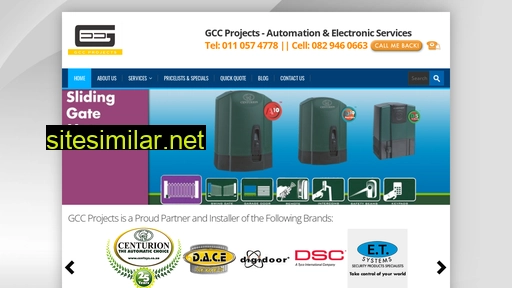 gccprojects.co.za alternative sites
