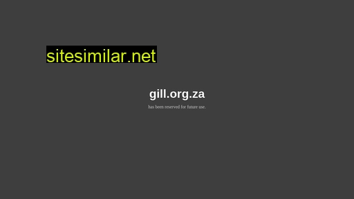 gill.org.za alternative sites