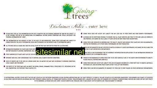 givingtrees.co.za alternative sites