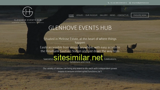 glenhove.co.za alternative sites