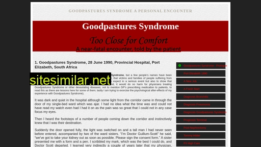 goodpastures-syndrome.co.za alternative sites