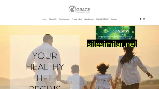 gracepharmaceuticals.co.za alternative sites